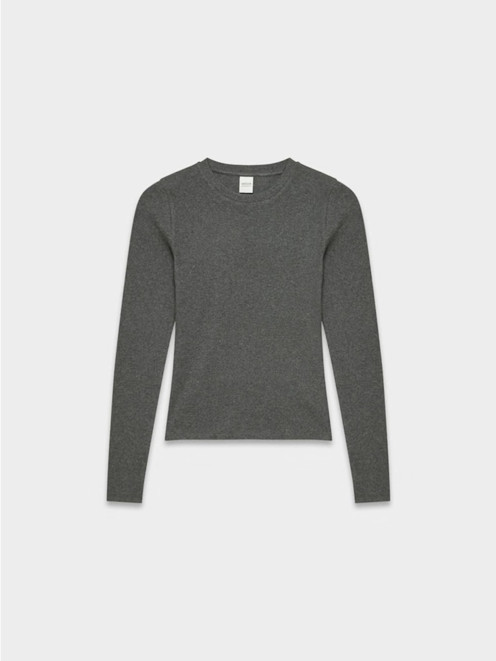 Aritzia HomeStretch™ Rib Solo Longsleeve - Heather Charcoal, Size M
